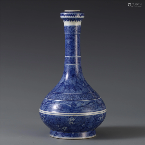 A CHINESE PORCELAIN BLUE AND W…