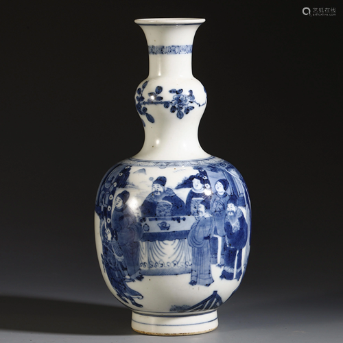 AN ANCIENT CHINESE PORCELAIN BLU…