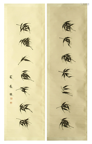 CHINESE SCROLL PAINTING WITH CALLIGR…