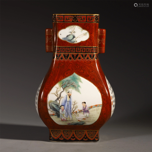 A CHINESE ENAMEL FLOWER FIGURE AND ST…