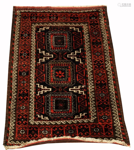 BELUCHISTAN, ORIENTAL RUG, CAMEL H…