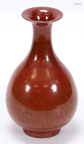 CHINESE PORCELAIN VASE, H 10