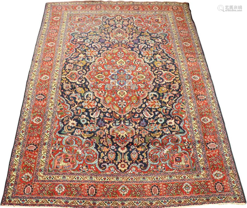 PERSIAN MESHED HANDWOVEN RUG, W 7…