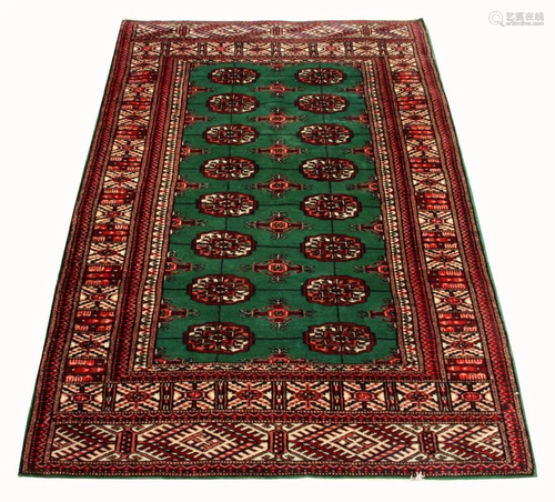 BOKHARA ORIENTAL WOOL RUG, L…