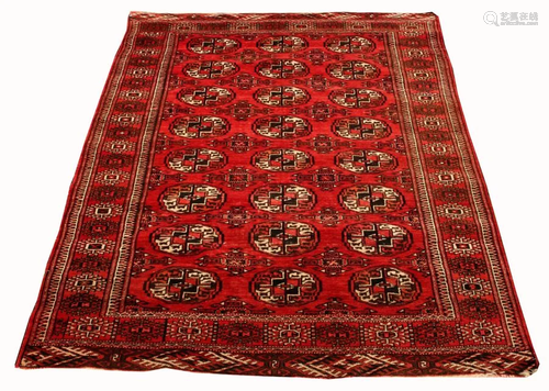 BOKHARA ORIENTAL WOOL RUG, S…