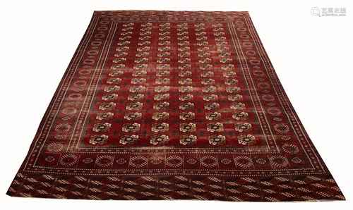 BOKHARA ORIENTAL WOOL CARPET,…