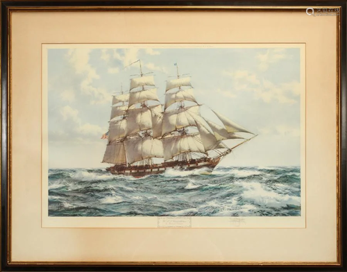 MONTAGUE DAWSON COLORED LITH…