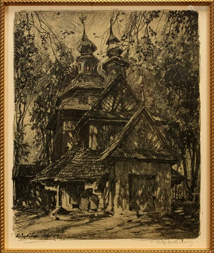 LUIGI KASIMIR LITHOGRAPH