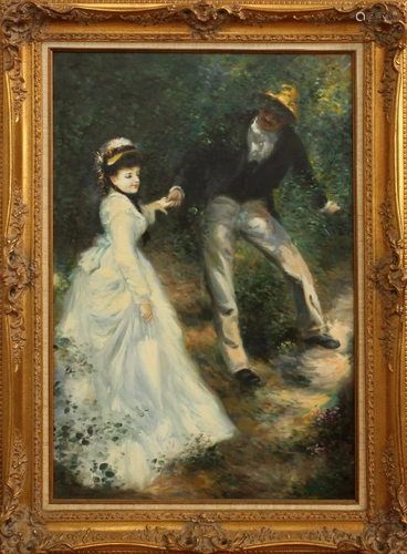 AFTER RENOIR, OIL ON CANVAS, 