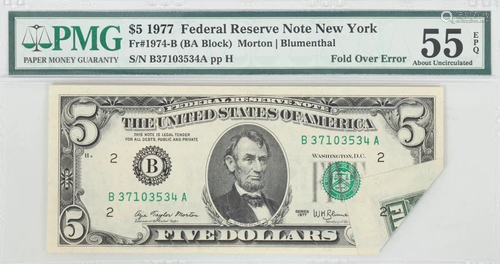 U.S. 1977 FOLD OVER 2