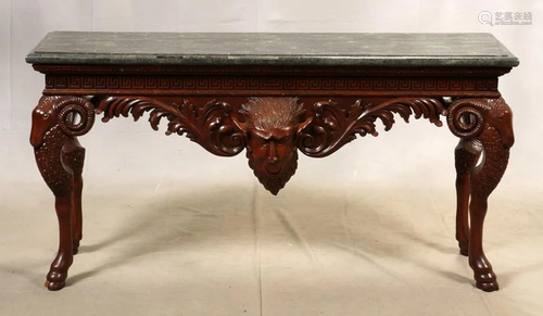 REGENCY STYLE, MAHOGANY CONSOLE T…