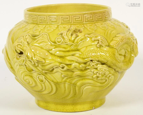 CHINESE PORCELAIN JARDINIERE, …