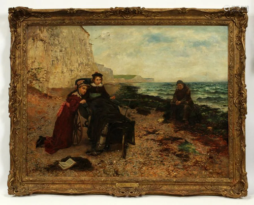 WILLIAM HENRY BARTLETT OIL ON CANVAS