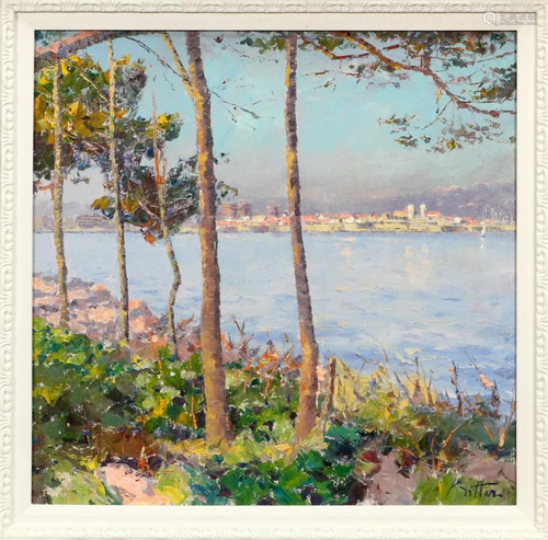 PIERRE BITTAR OIL ON CANVAS, ANTIBES, F…