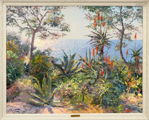 PIERRE BITTAR OIL ON CANVAS, CAP FERRA…