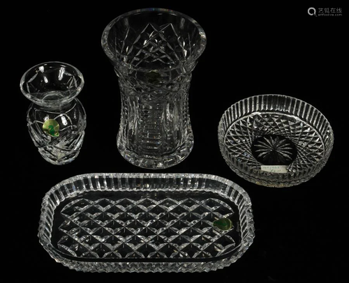 WATERFORD CRYSTAL VASES & DISHES…