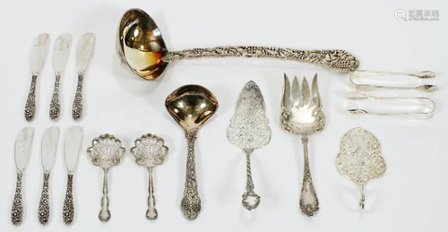 GORHAM STERLING NUT SPOONS …