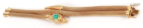 TURQUOISE & RUBIES 18KT YELLOW GO…