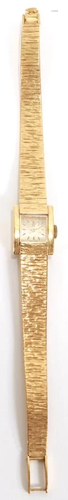 OMEGA 18KT YELLOW GOLD LADIES W…