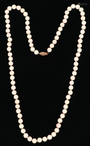 CORAL NECKLACE, L 30