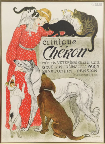 STEINLEN, LITHOGRAPH POSTER 'CLI…