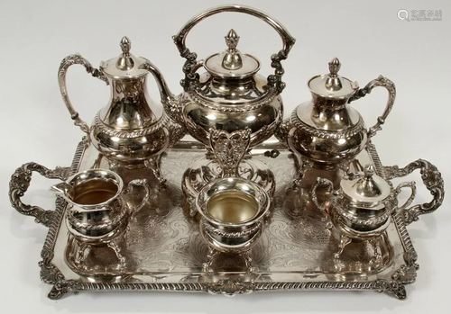 BAROQUE INFLUENCE SILVER PLATE …