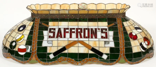 SAFFRONS, LEADED GLASS HANGIN…