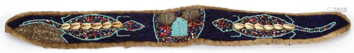 AFRICAN, BEADED TRIBAL ART BELT, …