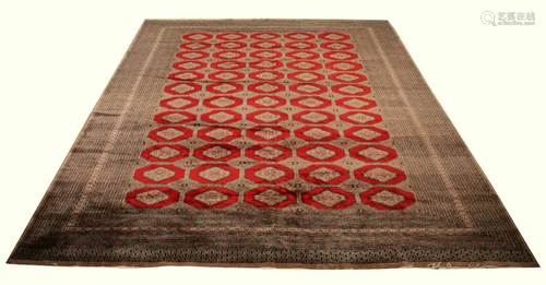 HAND KNOTTED PAKISTANI WOOL BOKHA…