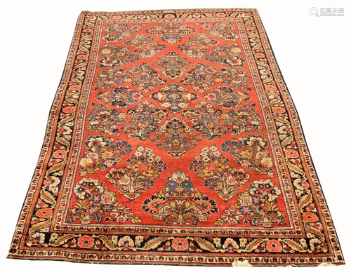 PERSIAN SAROUK ORIENTAL RUG, C. 1940