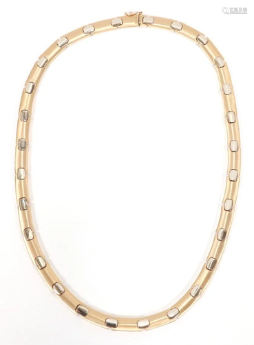 ITALIAN 14KT 585 YELLOW GOLD NECK…