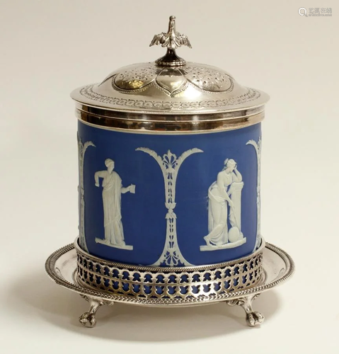 WEDGWOOD BLUE JASPER & SILVER CO…