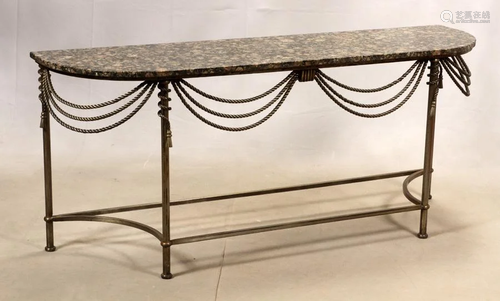 CONTEMPORARY CAST IRON CONSOLE