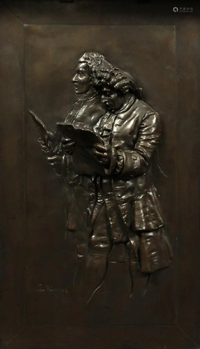 JOSEPH VON KRAMER BRONZE RELIEF P…