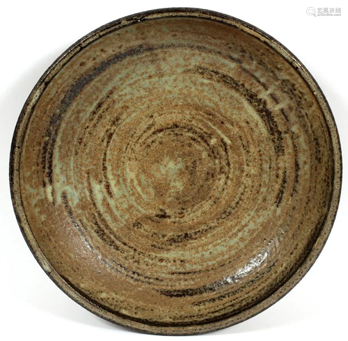 OAK PACKARD POTTERY CHARGER, DIA 15