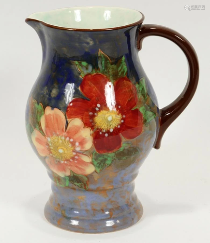 ROYAL DOULTON, CERAMIC PITCHER, H 7