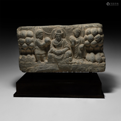 Gandharan Frieze Section of Bodhisattva