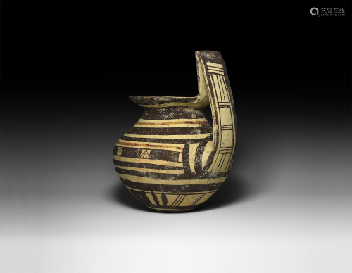 Greek Daunian Painted Vessel