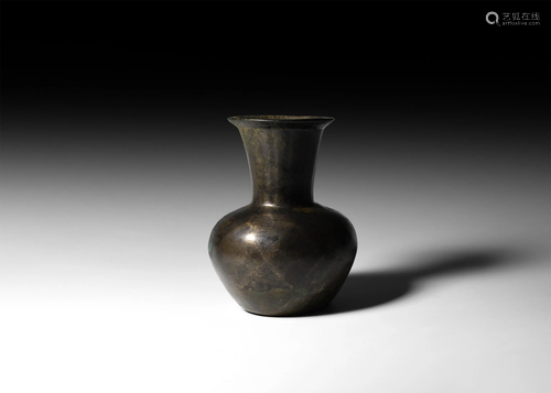 Sassanian Vase with Fluted Neck