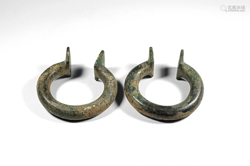 Temple Ring Bracelet Pair