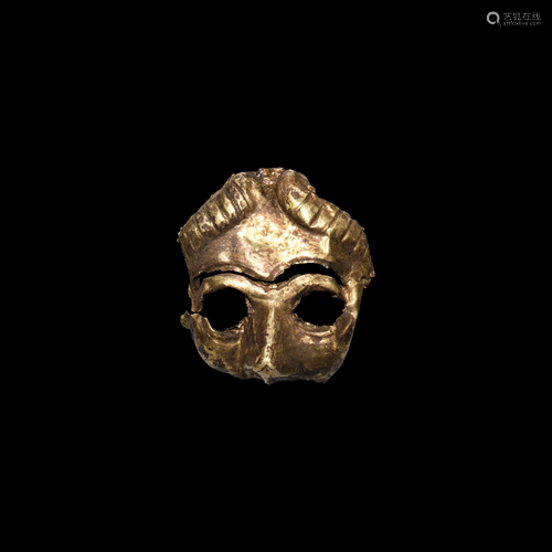 Achaemenid Gold Face Mount