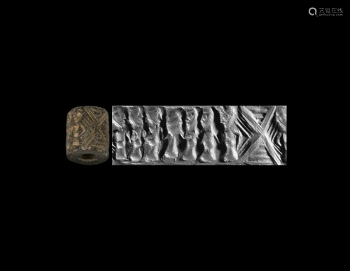 Cylinder Seal with Presentation Scene