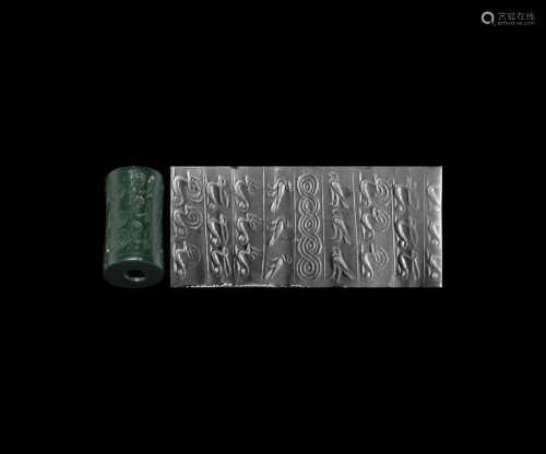 Cylinder Seal with Animals