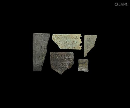 Roman Diploma Fragment Collection