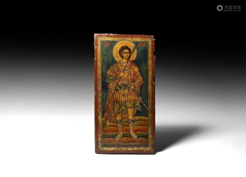 Russian Icon of St Michael
