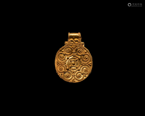 Pre-Viking Scandinavian Gold Filigre…