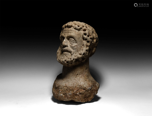 Roman Bearded Head of a Nobleman