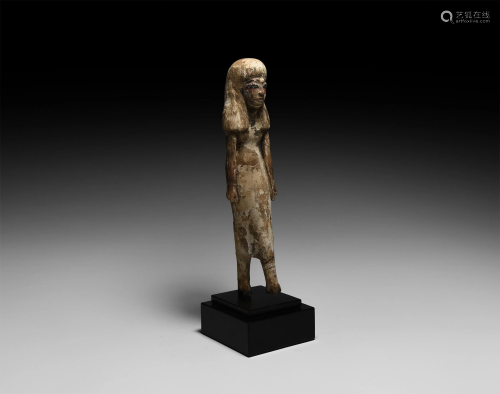 Egyptian Wooden Striding Female