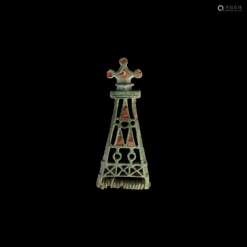 Iron Age Enamelled Openwork Brooch