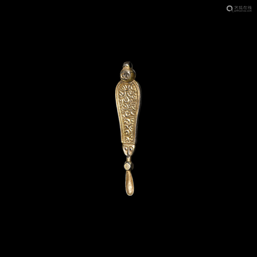 Viking Gilt Silver Apothecary Spoon